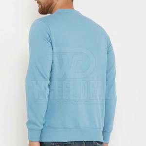 Wholesale Rate High Quality Custom <b>Plain</b> <b>Sweatshirts</b> Men's Clothing Long Sleeve Casual <b>Sweatshirt</b> - Product Image 4