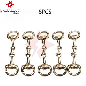 Bridon de haute résistance en acier inoxydable de 5 pouces, robuste, pour l'équitation FLASH GEAR FG-Bridons d'équitation - Product Image 5