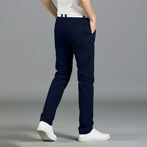 Pantalones vaqueros negros y grises para hombre, pantalones vaqueros rectos negros y azules oscuros de otoño para hombre, pantalones vaqueros clásicos de algodón elástico, talla 40 42 44 - Product Image 2