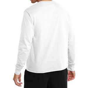 Camisas de manga larga para hombre recién llegadas al por mayor, camiseta ajustada cómoda y duradera para hombre, camisas lisas informales para hombre - Product Image 5