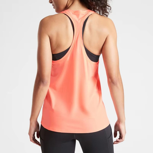 Camiseta de Tirantes de Punto Coral para Mujer, Cuello Redondo, Sin Mangas, Color Sólido, Deportiva, Largo Regular, Transpirable, 100% Poliéster - Product Image 5
