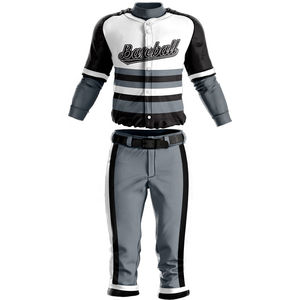 Uniforme de baseball pour jeunes de qualité supérieure en vente en gros, comprend un pantalon blanc et un uniforme de softball pour adultes - Product Image 5