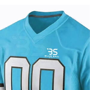 Maillot de football américain respirant avec logo brodé pour les sports d'équipe maillot de football américain pour les jeunes - Product Image 3