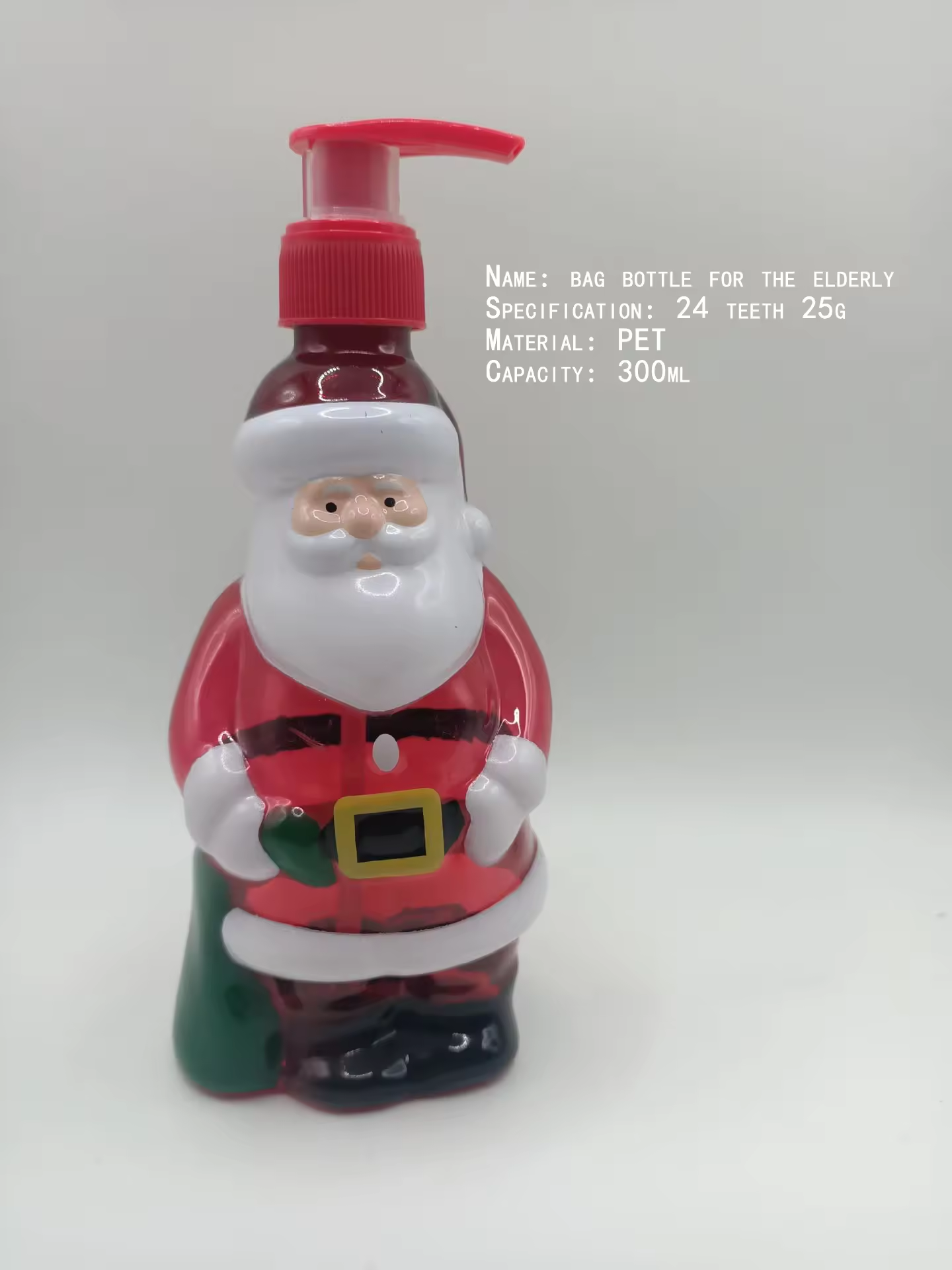 Bag bottle for the elderly