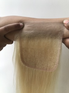 Extensiones de cabello humano de 4x4 para mujer, extensiones de cabello humano de 4x4 con cierre de cutícula, Remy, brasileño, sin procesar, 100% crudo, venta al por mayor - Product Image 6