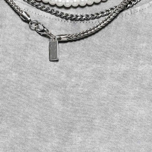 เสื้อยืดออกกำลังกายผู้ชายทรงหลวม ผ้าถักลายฟอกสี แห้งเร็ว ระบายอากาศดี ผลิตจากผ้าฝ้ายออร์แกนิก ปรับแต่งได้ เหมาะสำหรับใส่ในฤดูร้อน สำหรับผู้ใหญ่และเด็กผู้ชาย - Product Image 6