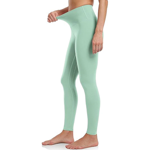 Leggings Deportivos Personalizados de Alta Calidad para Mujer, Talla XS, Ropa de Gimnasio, Cintura Elástica, Cierre con Logo Estampado, Hechos de Spandex/Nailon - Product Image 3