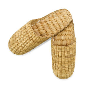 Chaussures pour femmes toboggans d'intérieur meilleur choix de pantoufles à porter en jacinthe d'eau pour dames pas cher prix d'usine - Product Image 3