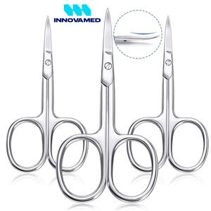 Ciseaux à ongles à cuticules de qualité supérieure Innovamed pour manucure et pédicure Outil de beauté de haute qualité Soins des ongles à lame tranchante incurvée - Product Image 2