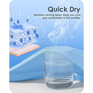 Camisa de protección solar de manga larga UPF 50 + para hombre de alto rendimiento, de secado rápido, transpirable, que absorbe la humedad, protección contra erupciones UV - Product Image 3