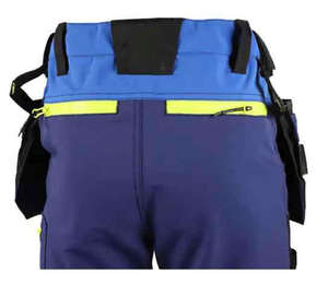 Pantalon de sécurité haute visibilité léger, respirant et coupe-vent avec genouillères pour hommes, taille grande – Prix abordables - Product Image 6