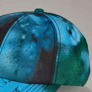 Gorra de béisbol de 5 paneles con impresión por sublimación personalizada Unisex más vendida - Product Image 6