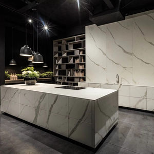 Armoire de cuisine moderne en mélamine personnalisée JY Project, best-seller, couleur bois, pour hôtel et villa, organisateur d'armoire de cuisine - Product Image 3