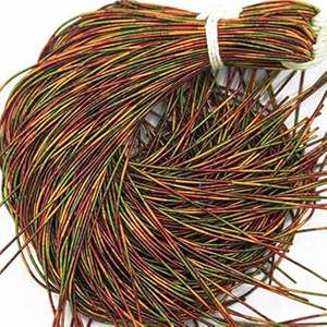Fil métallique français de fil de lingot de cuivre de Gimp pour l'orange olive de travail de broderie dans la couleur - Product Image 6
