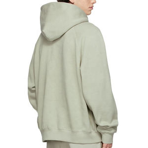 Nouveau design Sweats à capuche crème pour hommes en coton polaire Boxy Oversize Pullover Hoodies Casual Fit Streetwear Custom Heavyweight - Product Image 6