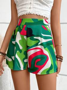 Short de Sublimation pour femmes Leggings brossés élastiques d'été Short de compression par Sublimation Short de motard pour femmes - Product Image 4
