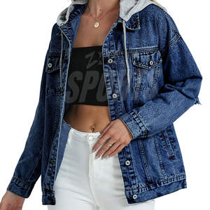 Hot Selling Women's Solid Color Hooded Jacket for Winter Breathable Front Printed Logo for Best Sale - Product Image 5