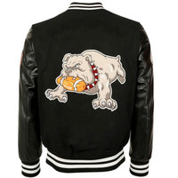 2024 gros personnalisé Chenille broderie Patch hommes vestes en cuir manches Bomber Baseball Letterman Versity vestes