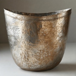 LumeTidy Pro Poubelle en filet en métal faite à la main de Style moderne Panier de rangement des déchets d'intérieur de haute qualité Structure debout - Product Image 2