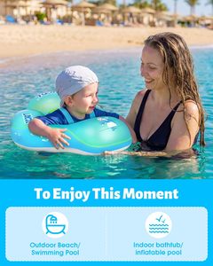 New Arrival Baby <b>Pool</b> Float with Canopy UPF50 Sun Protection <b>Inflatable</b> Infant Swim Float <b>for</b> 3 to 36 Months Travel Beach - Product Image 6