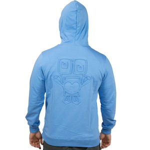 เสื้อฮู้ดดี้ผู้ชายพิมพ์ลาย OEM แบบกำหนดเอง ผ้าฝ้าย 100% เนื้อหนา ลายนูน 3 มิติ แบรนด์ลำลอง สпорตแวร์ ไซส์ใหญ่ ทันสมัย - Product Image 2