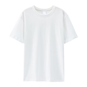 Fábrica al por mayor verano 100% algodón cuello redondo Camiseta impresión personalizada para Unisex secado rápido logotipo personalizado camisetas para hombres - Product Image 1