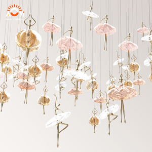 <span class=keywords><strong>Lampada</strong></span> a Sospensione con Grappolo di Bolle in Vetro Colorato - Illuminazione Artistica di Lusso per Soggiorno/Hotel - Product Image 3