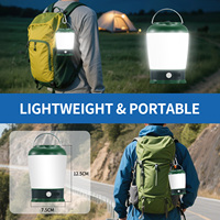 Lanterne de camping LED rechargeable par USB, étanche IP65, logo personnalisable, double température, certifiée CE, lampe d'urgence