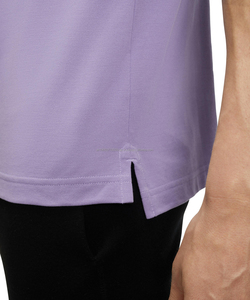 เสื้อโปโลระบายอากาศได้ดี แขนสั้น ผลิตจากผ้าฝ้ายผสมที่ใส่สบาย ดีไซน์เรียบง่าย - Product Image 4
