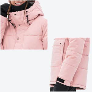 <b>Men's</b> Winter Bubble Puffer Hooded Stand Collar <b>Jacket</b> Custom Logo Waterproof Breathable Snow <b>Pullover</b> - Product Image 4