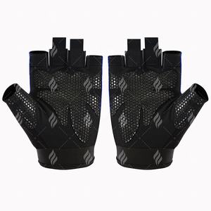 Gants de sport respirants et flexibles personnalisés OEM, antidérapants, demi-doigts, pour la musculation, le cyclisme, la gym et le fitness - Unisexe - Product Image 5