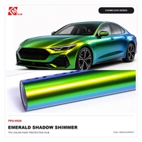 Film de protection de peinture pour carrosserie automobile en TPU PPF à changement de couleur, vert émeraude, or, bleu, auto-réparateur, en stock