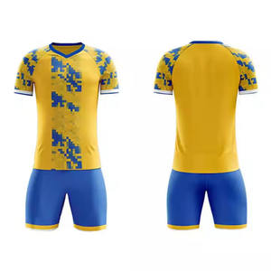 Venta al por mayor de kits de equipos de fútbol, uniformes de fútbol personalizados, suministro a granel de camisetas de fútbol personalizadas con logotipo de tela transpirable - Product Image 1