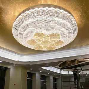 Lustre de plafond JUNJUE Top Pick Mall, éclairage décoratif personnalisé pour salle de banquet, salle de <span class=keywords><strong>réunion</strong></span>, hall d'hôtel - Product Image 3