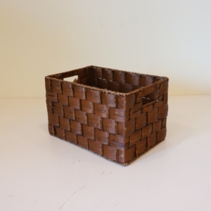 Panier de rangement rectangulaire en rotin naturel - Décoration d'intérieur de luxe écologique pour une utilisation polyvalente - Product Image 2