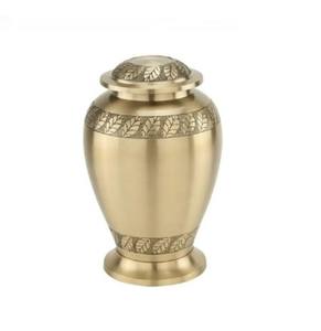 Classic Adult Cremation Urn in Assorted Blue American Style Metal Adult Urn <b>for</b> Human Ashes <b>Funeral</b> Purpose - Product Image 5