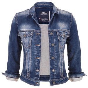 Chaqueta de motorista de mezclilla Vintage Vibes con estilo moderno, resistente, elegante, perfecta, chaqueta vaquera para motocicleta, capa superior para mujer, clásica - Product Image 3