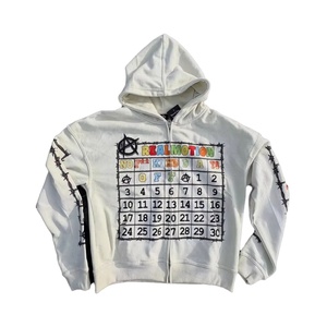 Sudadera con Capucha Personalizada de Estilo Hip Hop Vintage Y2K, de Felpa Francesa, Cuello Redondo, para Hombre, con Logotipo Frontal Personalizado con Serigrafía - Product Image 3