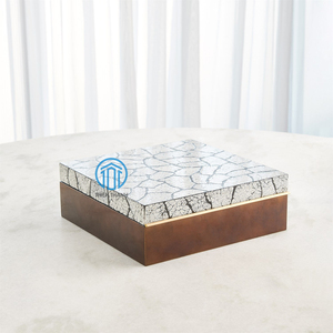High Quality Handcrafted Lacquer <b>Box</b> <b>with</b> Eggshell <b>Lid</b> <b>Decorative</b> Jewlery <b>Box</b> Home Decor Accessories Wholesale From Vietnam - Product Image 6
