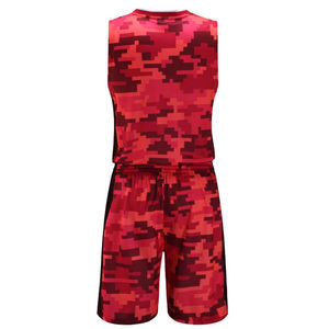 Ensembles d'uniformes de basket-ball respirants à sublimation personnalisée Maillot avec broderie Dernier design 100% Polyester sans manches - Product Image 4