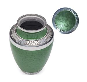 Luxury American Style Hand Finished Aluminium Adult Urn Custom Manufacturer Metal Urns for Ashes Funeral Supplies - Product Image 2