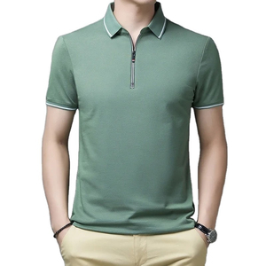 Nuevos polos de Color sólido para hombre, camisetas de manga corta informales a la moda de verano para hombre, polos de moda para hombre - Product Image 2