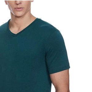 Camisetas de manga corta de lona transpirables ligeras personalizadas 2024, diseño superior de alta calidad, ropa informal con patrón de logotipo para el verano - Product Image 3