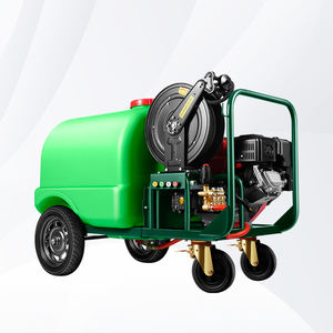Nouveau design 15HP <span class=keywords><strong>essence</strong></span> nettoyeur haute pression 300L réservoir d'eau et enrouleur de tuyau eau froide processus de nettoyage <span class=keywords><strong>essence</strong></span> lave-auto - Product Image 1