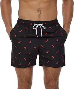 Pantalones cortos deportivos de cintura media para hombre, informales, de secado rápido, transpirables, impermeables, cintura elástica, patrón sólido, servicio Digital OEM disponible - Product Image 1