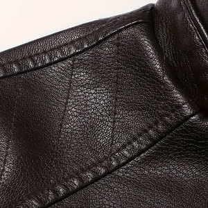 Modern Men Leather <b>Jacket</b> Slim Fit Genuine Leather Style Comfortable And Stylish For Everyday Wear And <b>Travel</b> - Product Image 3