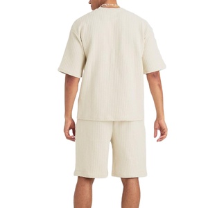 Wholesale High Quality Summer Plus Size Breathable 2 Piece Short <b>Set</b> for Men Custom Gym Sport Wear Tracksuits Jogging - Product Image 2