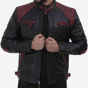 Breathable Winter Warm Men Leather <b>Jacket</b> Casual Wear Men Leather <b>Jacket</b> In Reasonable Price - Product Image 4