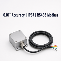 0.01 °   Inclinómetro de Doble Eje RS485 Modbus IP67 BWM427S, Sensor de Inclinación para Seguimiento Solar, Grúas Torre y Nivelación en Construcción