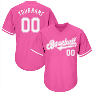 Maillots de baseball en forme d'éventail à col coeur de poulet personnalisés Techniques imprimées respirantes et grande taille - Product Image 4